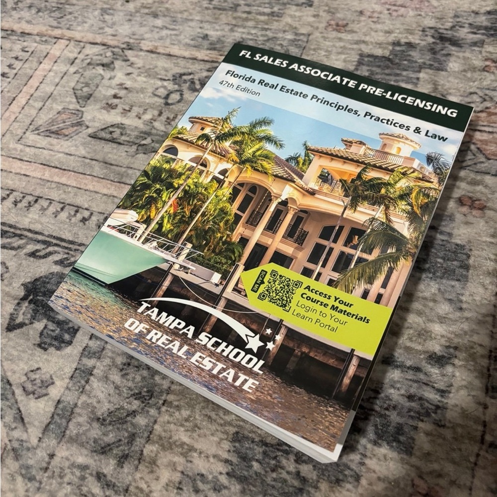 Tampa School of Real Estate Florida Real Estate Principles Textbook